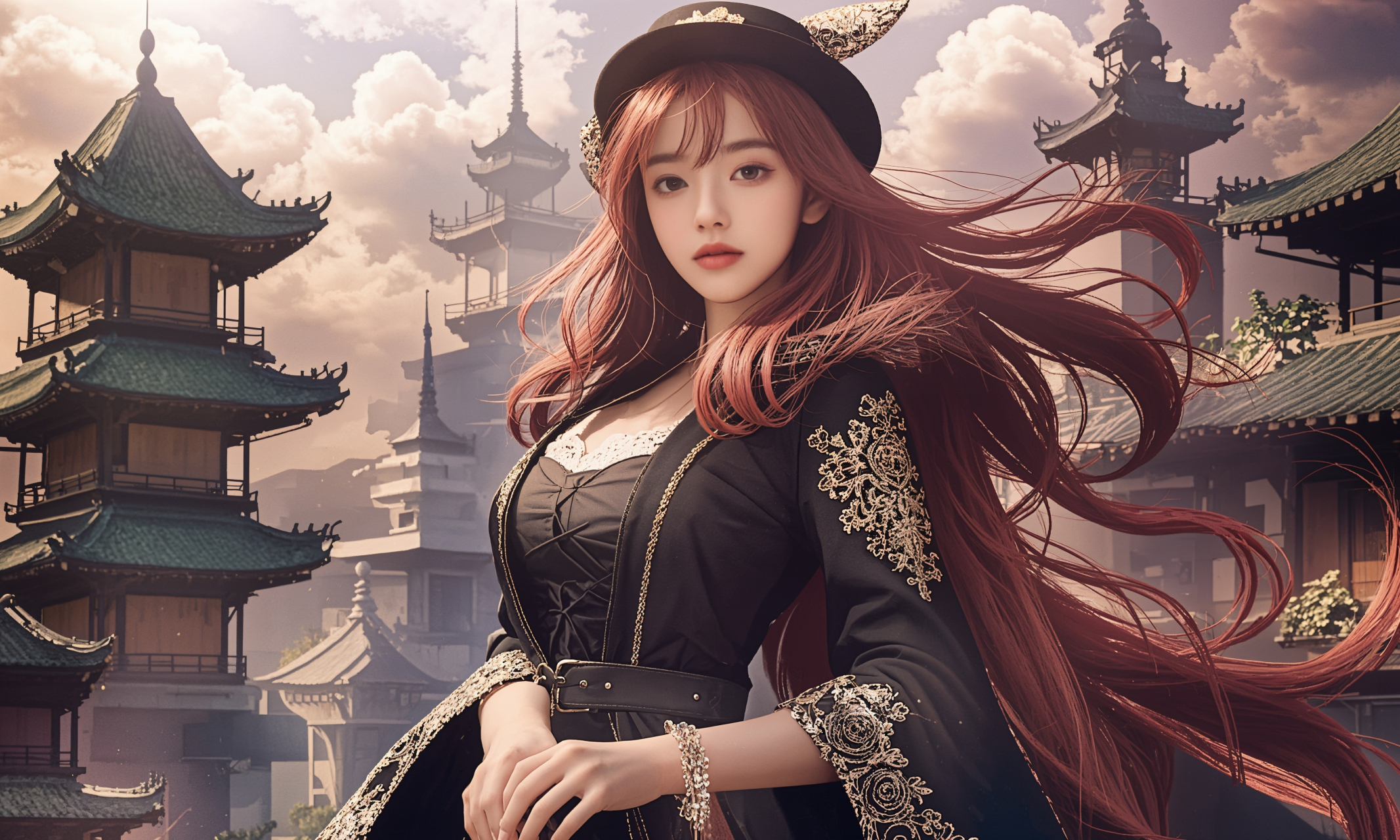 江西安远天空出现绚烂“七彩祥云”